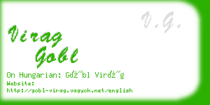 virag gobl business card